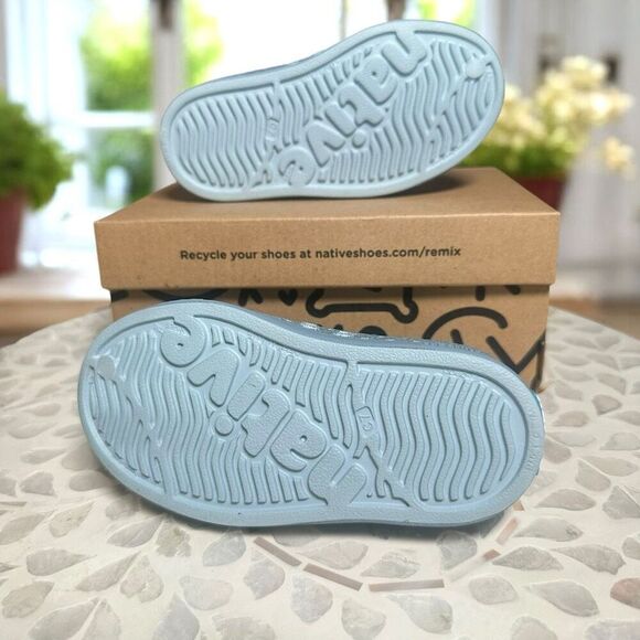 Native Jefferson Bling Glitter Slip-On Sneaker Water & Play  Shoes Toddler Baby - Picture 7 of 8